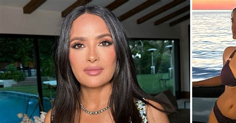 Salma Hayek Shared 18 Bikini Pics for Her 58th Birthday